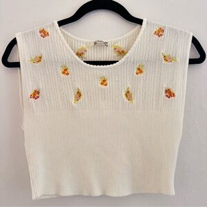Free Peoplele Intimately Floral Embroidered Tank